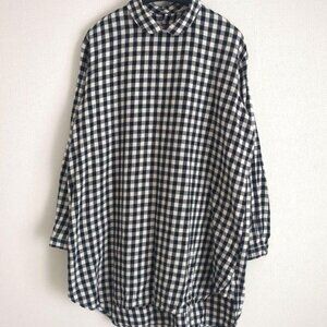 Saman Gingham Check Blouse Tunic